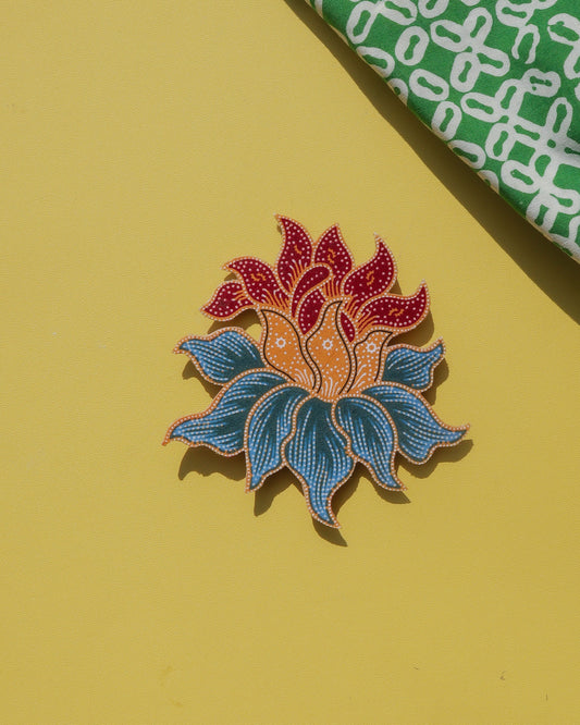 Nilam Bumi Batik Brooch