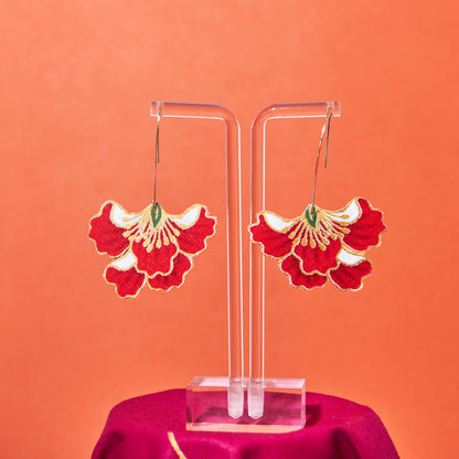 Peony French Hook Earrings