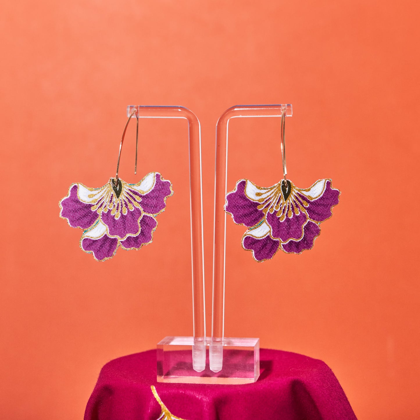 Peony French Hook Earrings