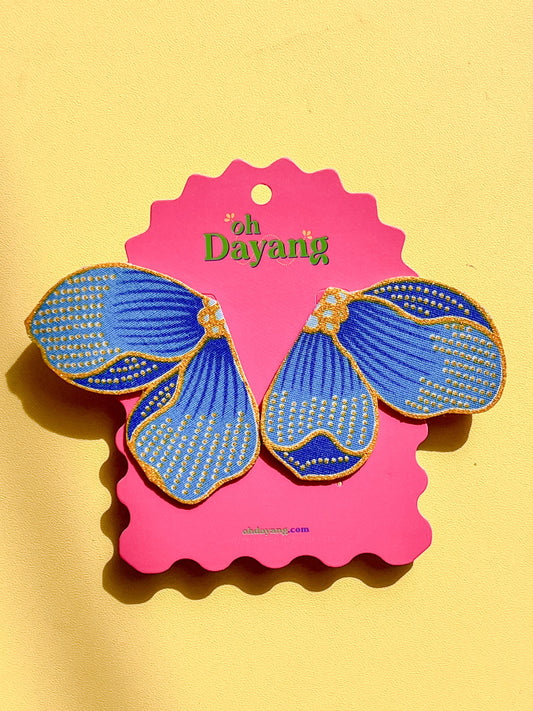 Papillon Batik Stud Earrings