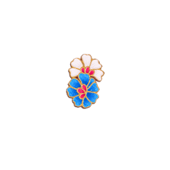 Batik Flower — Isara - Blue