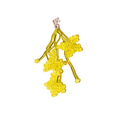 Charm — Yellow Beaded Bunch