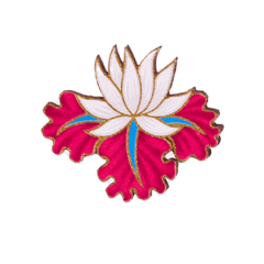 Batik Flower — Bayu Dewi - Pink Blue