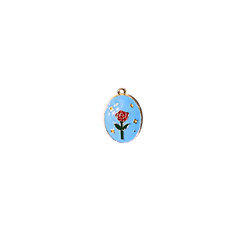Charm — Blue Red Rose