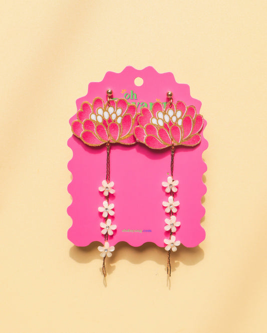 Sara Bloom Dangle Hook Earrings