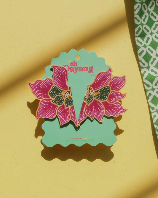 Seindra Batik Stud Earrings