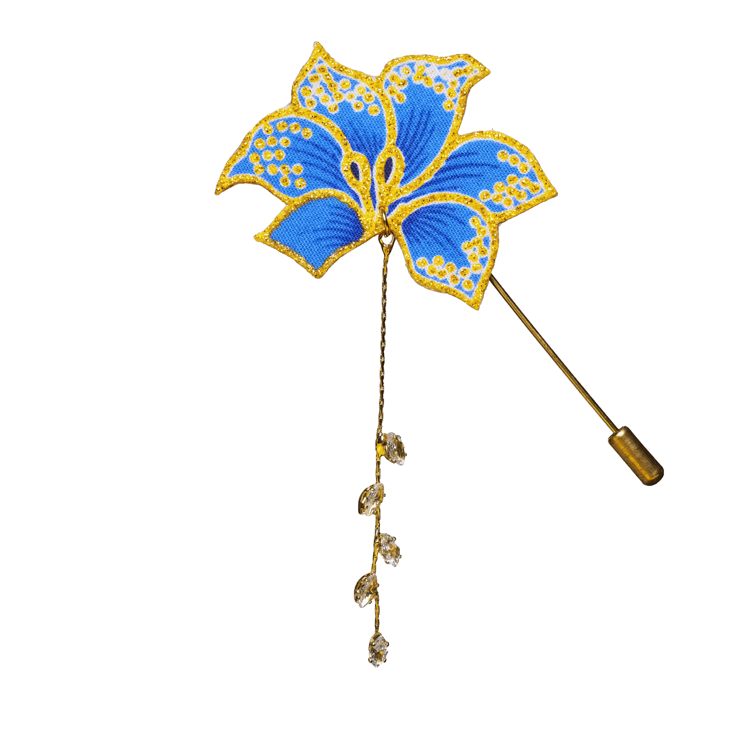 Seri Dangles Bunga Batik Pin