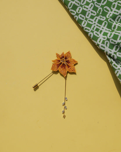 Seri Kencana Batik Dangling Lapel Pin