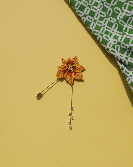 Seri Kencana Batik Dangling Lapel Pin