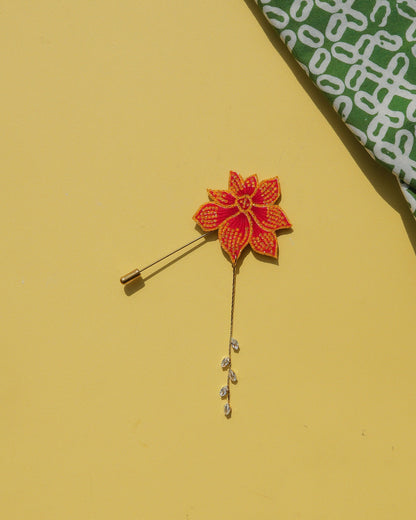 Seri Kencana Batik Dangling Lapel Pin