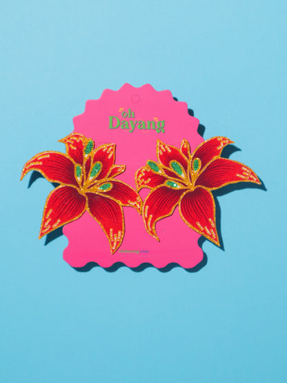 Sienna Bunga Batik Earrings