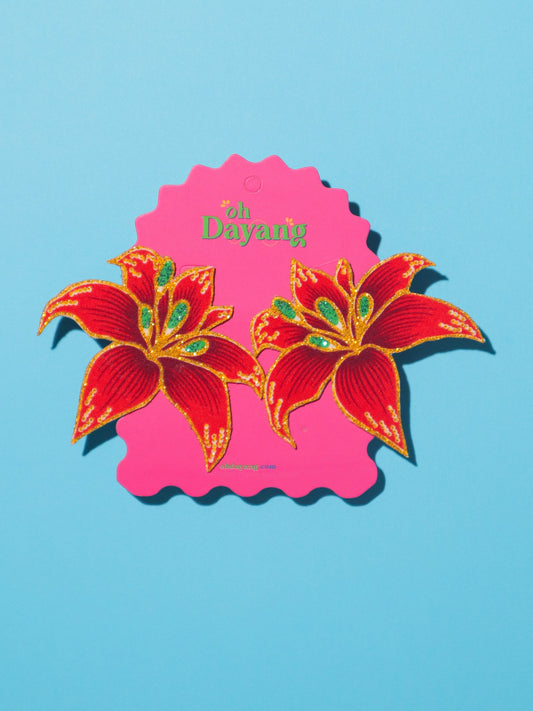 Sienna Bunga Batik Earrings