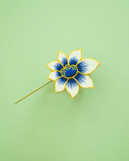 Suri Bunga Batik Lapel Pin