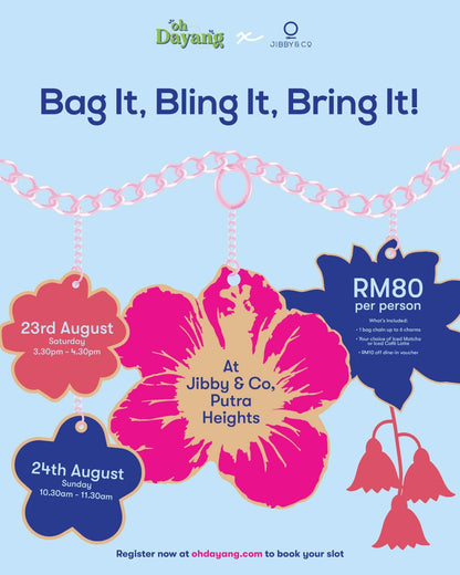 [Workshop] DIY Batik Bag Chain @ Jibby & Co