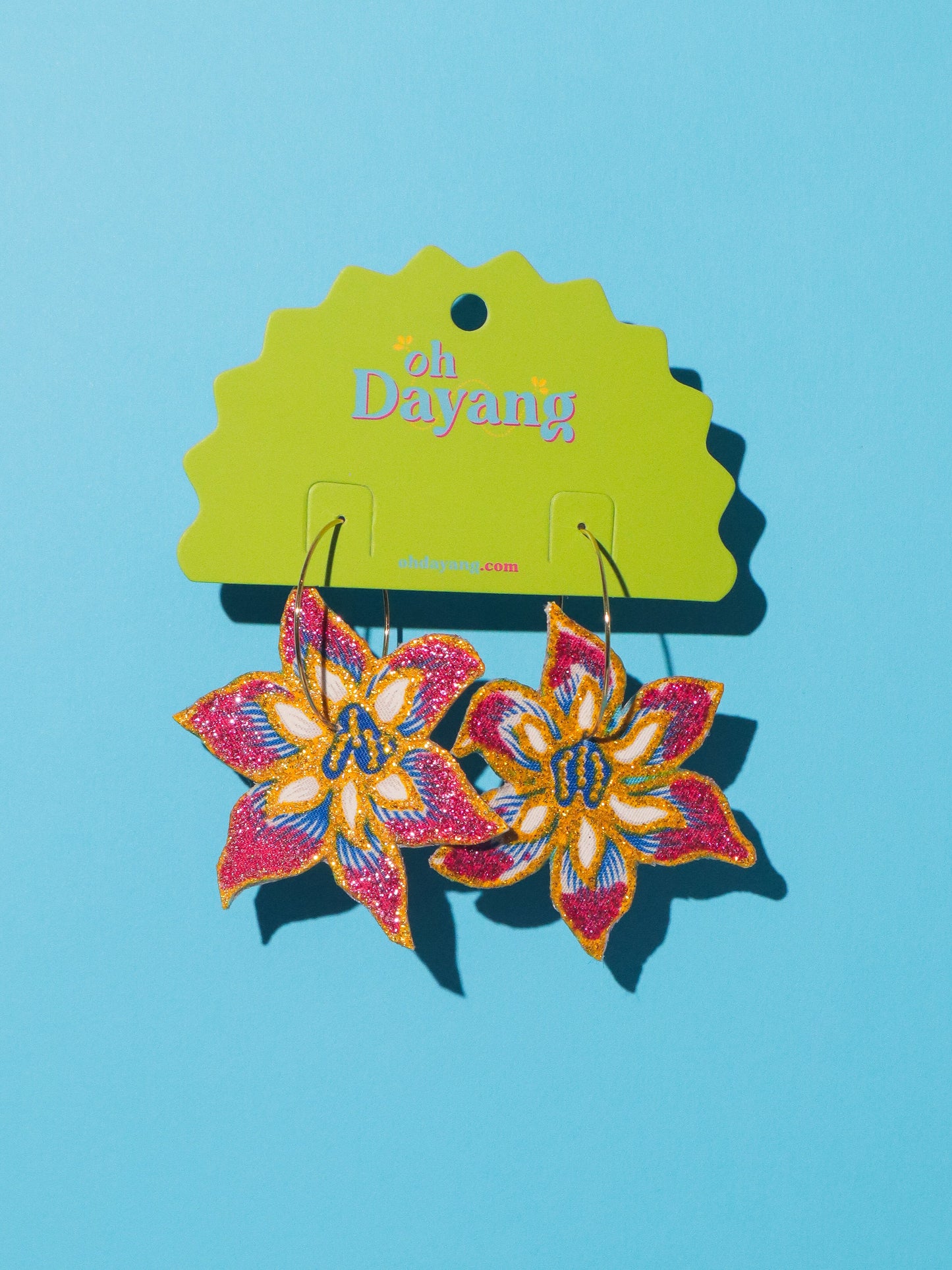 Vienna Bunga Batik Earrings