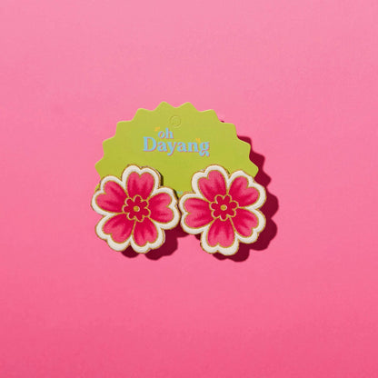 Bubblegum Blooms Stud Earrings