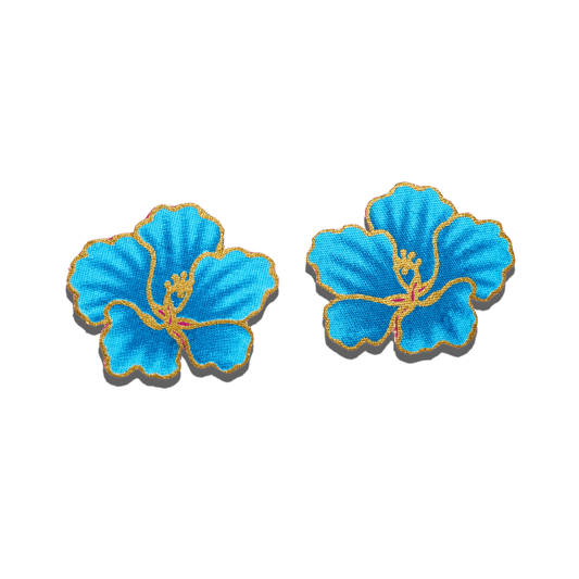 Bunga Raya Batik Stud Earrings