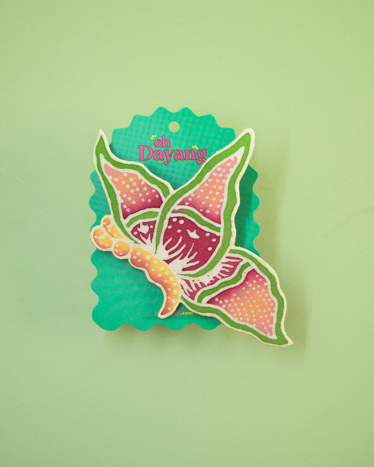 Kirana Kupu Batik Brooch
