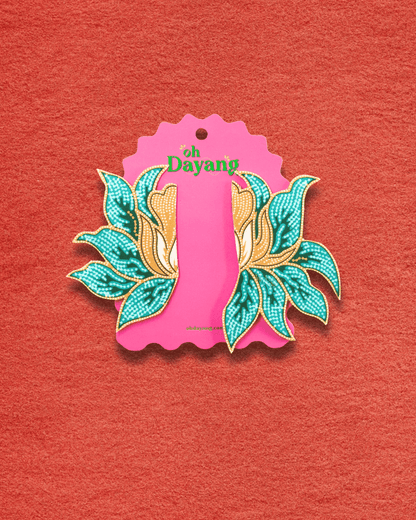 Kurnia Batik Stud Earrings