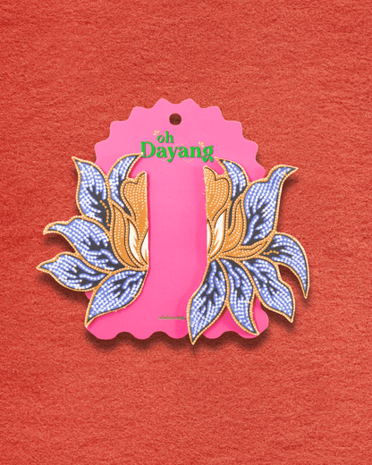 Kurnia Batik Stud Earrings