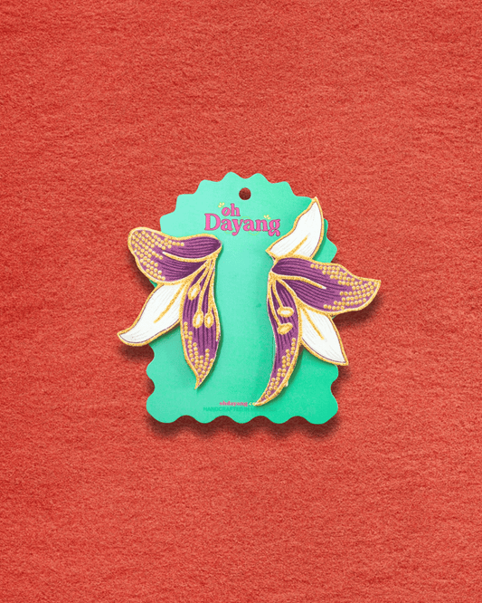 Lily Aruna Batik Stud Earrings