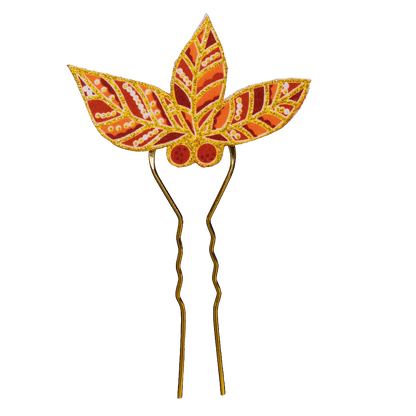 Luruh Emas Batik Hair Comb Pin