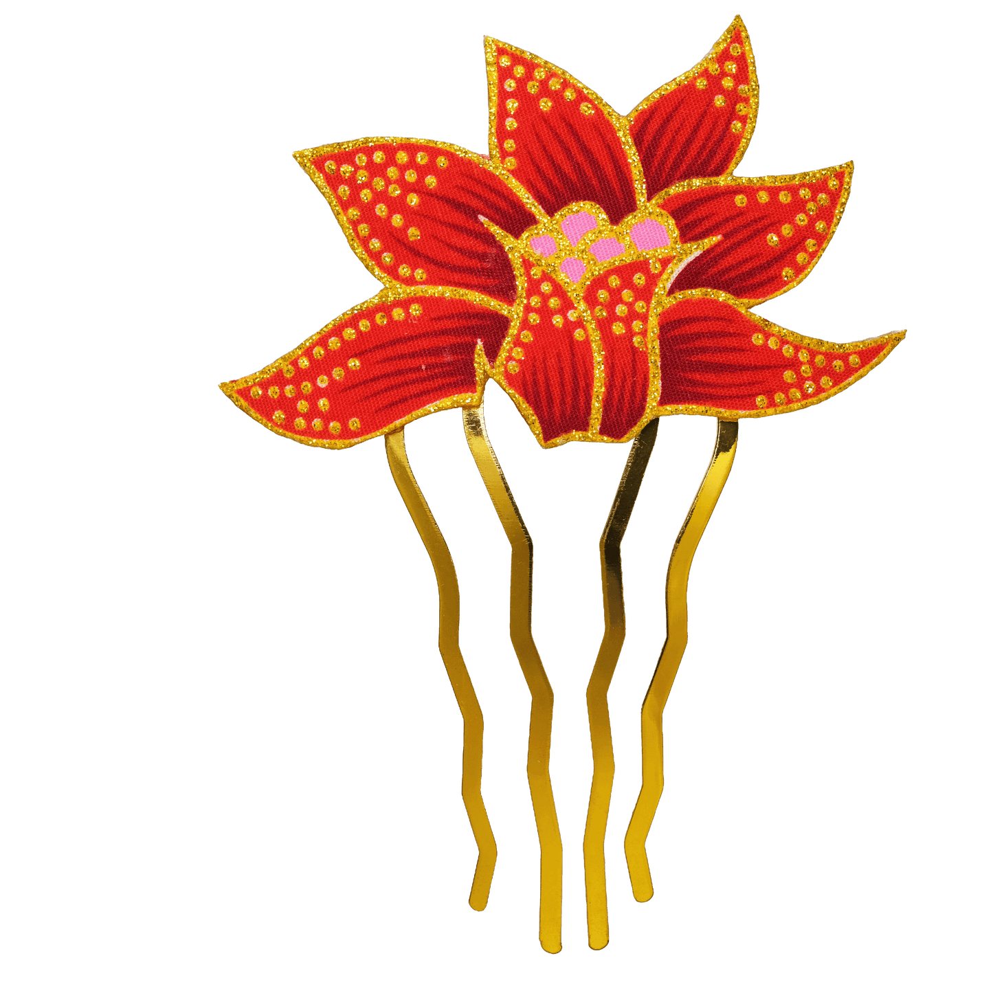 Mentari Batik Hair Comb Pin