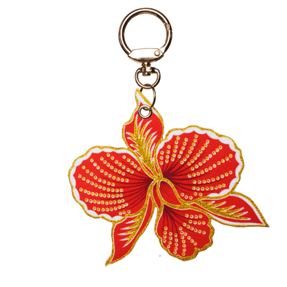 Orked Kencana Bunga Batik Bag Charm