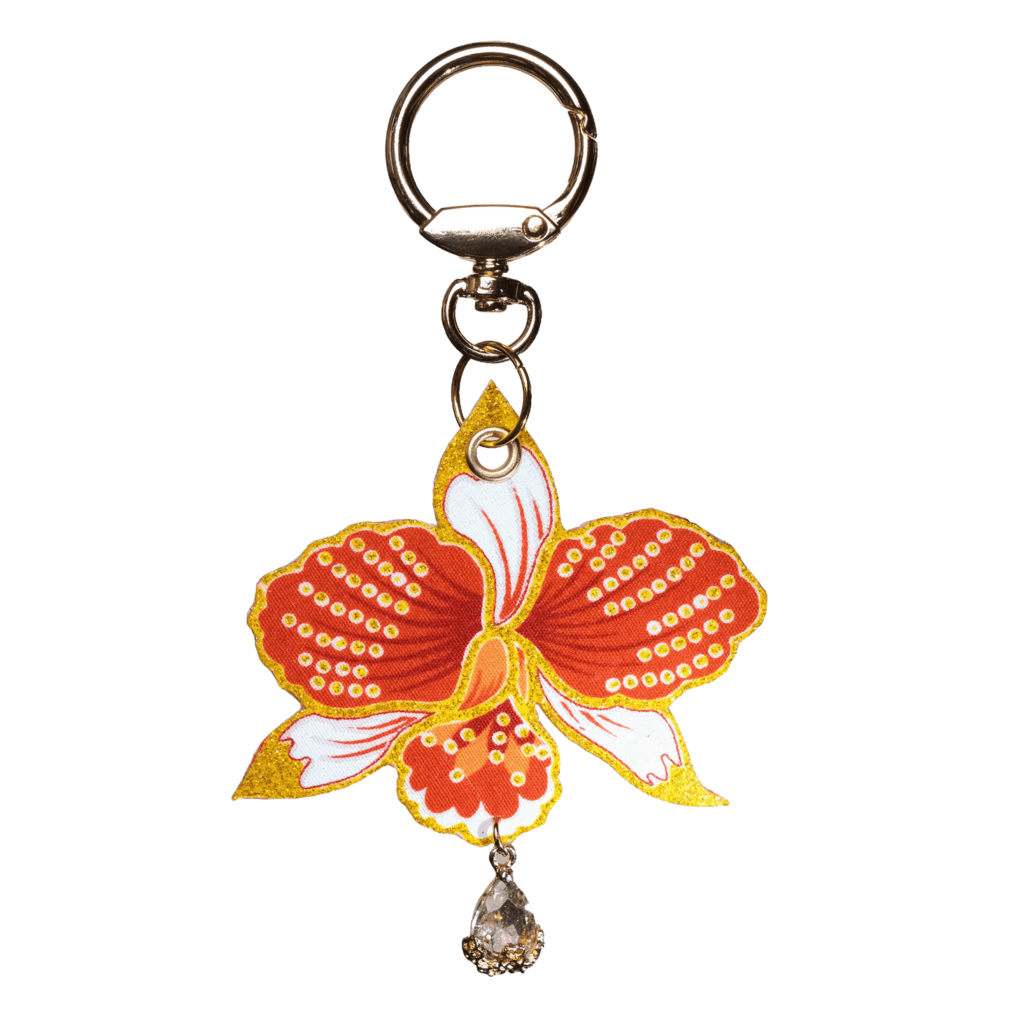 Orked Mutiara Bunga Batik Bag Charm