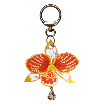 Orked Mutiara Bunga Batik Bag Charm