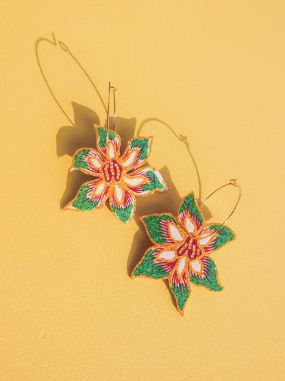 Vienna Bunga Batik Earrings